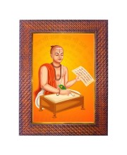 Sri Ravi Shankar Photo Frame 15X19 Inch Religious Wall & Table Decor Frame | Sri Ravi Shankar Spiritual Photo Frame For Home, Temple & Office | Decorative Hindu God & Goddess Frame (Pack Of 1) (