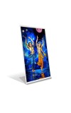 Car Desk/Table Top Lord Chaitanya Mahaprabhu And Nityananda Prabhu Acrylic L-Style Photo Stand - 2.5x3.5 Inches, Compact And Stylish Spiritual Display (F6725)