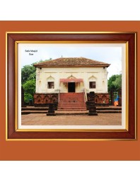 Safa Masjid, Goa Photo Frame, 12x16 Inches Stylish Framed Islamic wall art for Home & Office Decoration and gift for Muslims