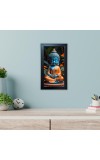 Hitech Sales Lord Buddha Wall Frame a Spiritual wall art, Infuse Serenity into Your Space with our Photo Frame for Home, Office Decoration (39.5 x 24.3 cm)
