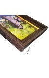 HiTechMart Polystyrene Personalized Photo Frame – Custom Picture Frame for Wall and Tabletop Display – Ideal for Home Decor and Gifting (Dark Brown)