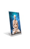 Car Desk/Table Top Shri Lahiri Mahashaya Acrylic L-Style Photo Stand - 5x7 Inches, Compact And Stylish Spiritual Display (F6720)