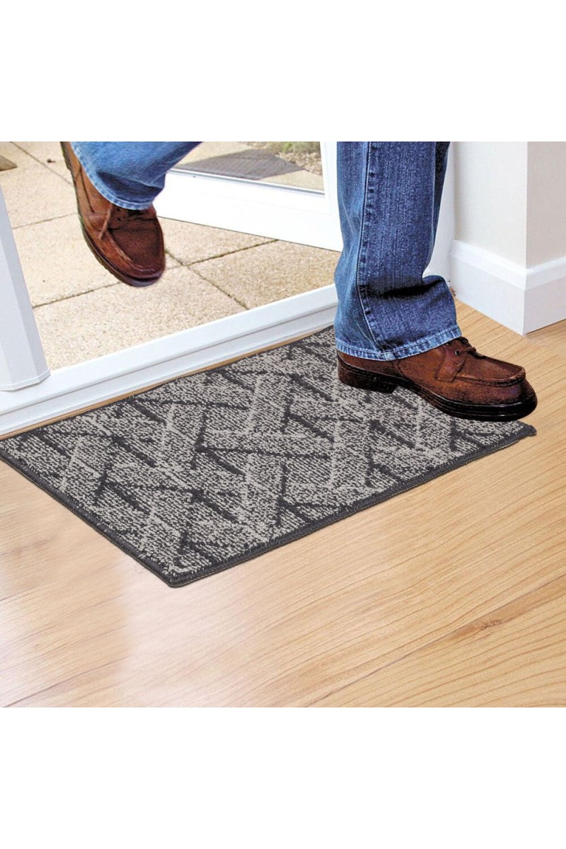 Home Beautiful Anti-Skid Grey Polyproplyn Mat