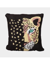 Home Beautiful Black Polyester Cushion