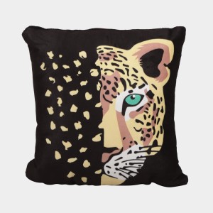 Home Beautiful Black Polyester Cushion Home Beautiful Black Polyester Cushion