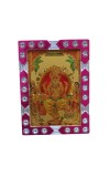 Hitech Sales Mini Decorative Bhagwan Biswakarma Photo Frame with Designing Border Religious Gift for Home, Office Décor and Card dasboard Small Temple Idol Frame for Worship (6 x 8 cm – 1 Pcs)