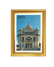 Gurudwara Gurudwara Sri Rakab Ganj Sahib Delhi Photo Frame 10x14 Inch | Spiritual Wall decoration for Home & Office | | Gift for Sikh Punjabi
