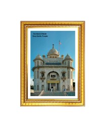 Gurudwara Gurudwara Sri Rakab Ganj Sahib Delhi Photo Frame 10x14 Inch | Spiritual Wall decoration for Home & Office | | Gift for Sikh Punjabi