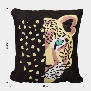 Home Beautiful Black Polyester Cushion Home Beautiful Black Polyester Cushion