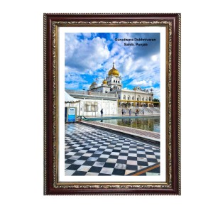 Gurudwara Gurudwara Dukhnivaran, Punjab Photo Frame 10x14 Inch | Spiritual Wall decoration for Home & Office | | Gift for Sikh Punjabi Gurudwara Gurudwara Dukhnivaran, Punjab Photo Frame 10x14 Inch | Spiritual Wall decoration for Home & Office | | Gift for Sikh Punjabi