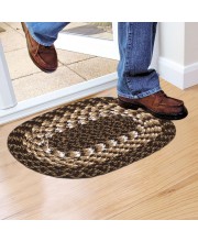 Home Beautiful Brown Polyester Mats