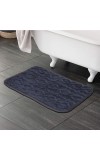 Home Beautiful Anti-Skid Blue Polyester Mat