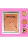HiTechMart Polystyrene Photo Frame with Matte Finish 8x10 Inch Picture Frame for Wedding, Family, or Portrait Photos Wall Mount or Tabletop Display Home Decor Gift