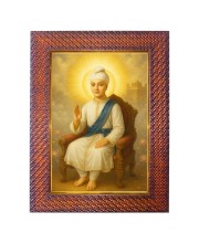 Baba Wadbhag Singh Ji Photo Frame 13X17 Inch Religious Wall & Table Decor Frame | Baba Wadbhag Singh Ji Spiritual Photo Frame For Home, Temple & Office | Decorative Hindu God & Goddess Frame (Pack