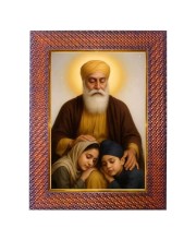 Swami Ramkrishna Paramhans Photo Frame 13X17 Inch Religious Wall & Table Decor Frame | Swami Ramkrishna Paramhans Spiritual Photo Frame For Home, Temple & Office (F18259X13X17)