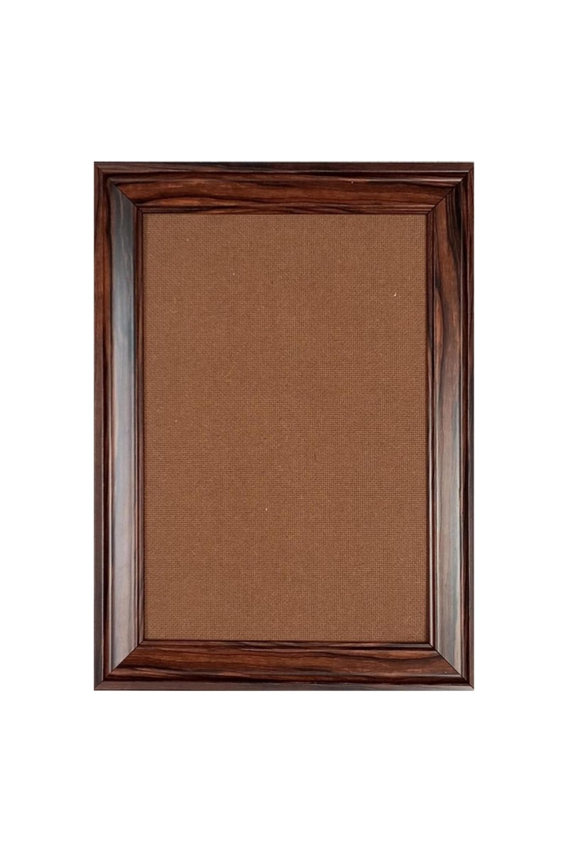 HiTechMart Polystyrene Wood Finish Decorative Dark Brown Frame for Home, Office (Wall Mounted, 8 x 12 inch)