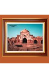 Kabuli Bagh Masjid, Haryana Photo Frame, 10x14 Inches Stylish Framed Islamic wall art for Home & Office Decoration and gift for Muslims