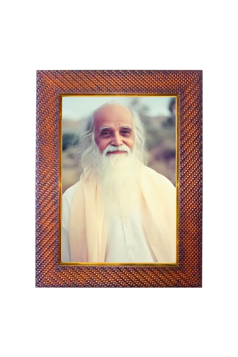 Swami Chinmayananda Saraswati Photo Frame 21X25 Inch Religious Wall & Table Decor Frame | Swami Chinmayananda Saraswati Spiritual Photo Frame For Home, Temple & Office (F18293X21X25)