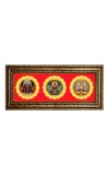 Maa Kaali, Manasha, Annapurna Photo Frame - 8x14 Inch Brown Wooden Frame | Hindu Gods Wall Decor For Home & Office