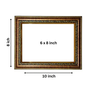 Hi Tech Sales Photo Frame Mahavatar Babaji for Office, Wall/Table, Study room & living room, gifts | PVC Frame & Front Face - Glass (8 x 10)