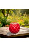 Ceramic Round Diamond Design Planter Pot – Decorative Flower Pot for Indoor Plants, Succulents Office & Home Décor (Only Pot)