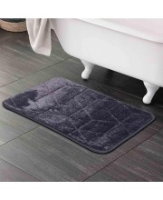 Home Beautiful Dark Blue Microfiber Bath Mat