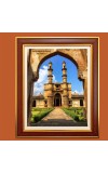Jami Masjid, Champaner, Gujarat Photo Frame, 14x18 Inches Stylish Framed Islamic wall art for Home & Office Decoration and gift for Muslims