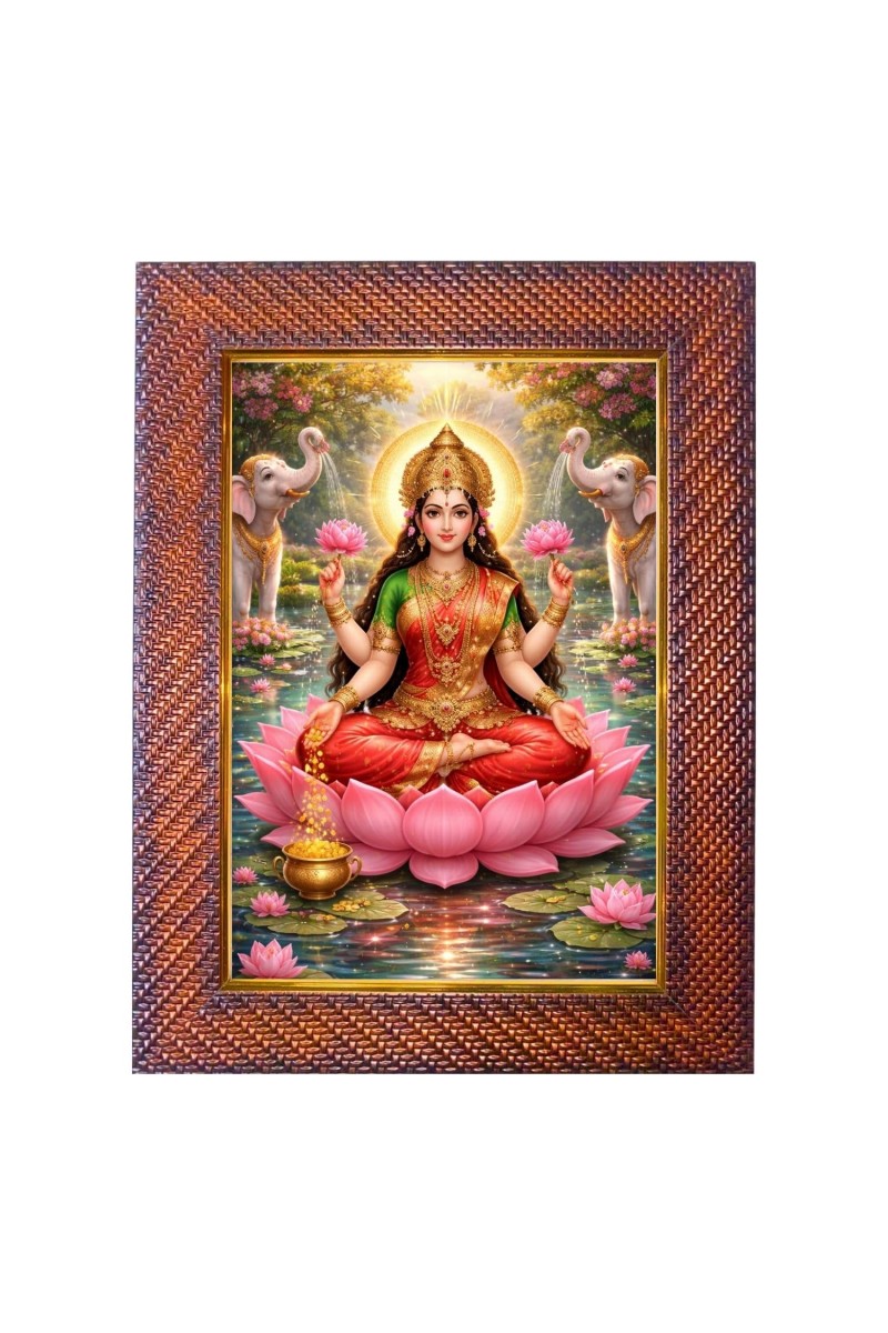 Mata Skandmata Photo Frame 21X25 Inch Religious Wall & Table Decor Frame | Mata Skandmata Spiritual Photo Frame For Home, Temple & Office (F18389X21X25)