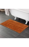 Home Beautiful Anti-Skid Golden Polyester Bath Mat