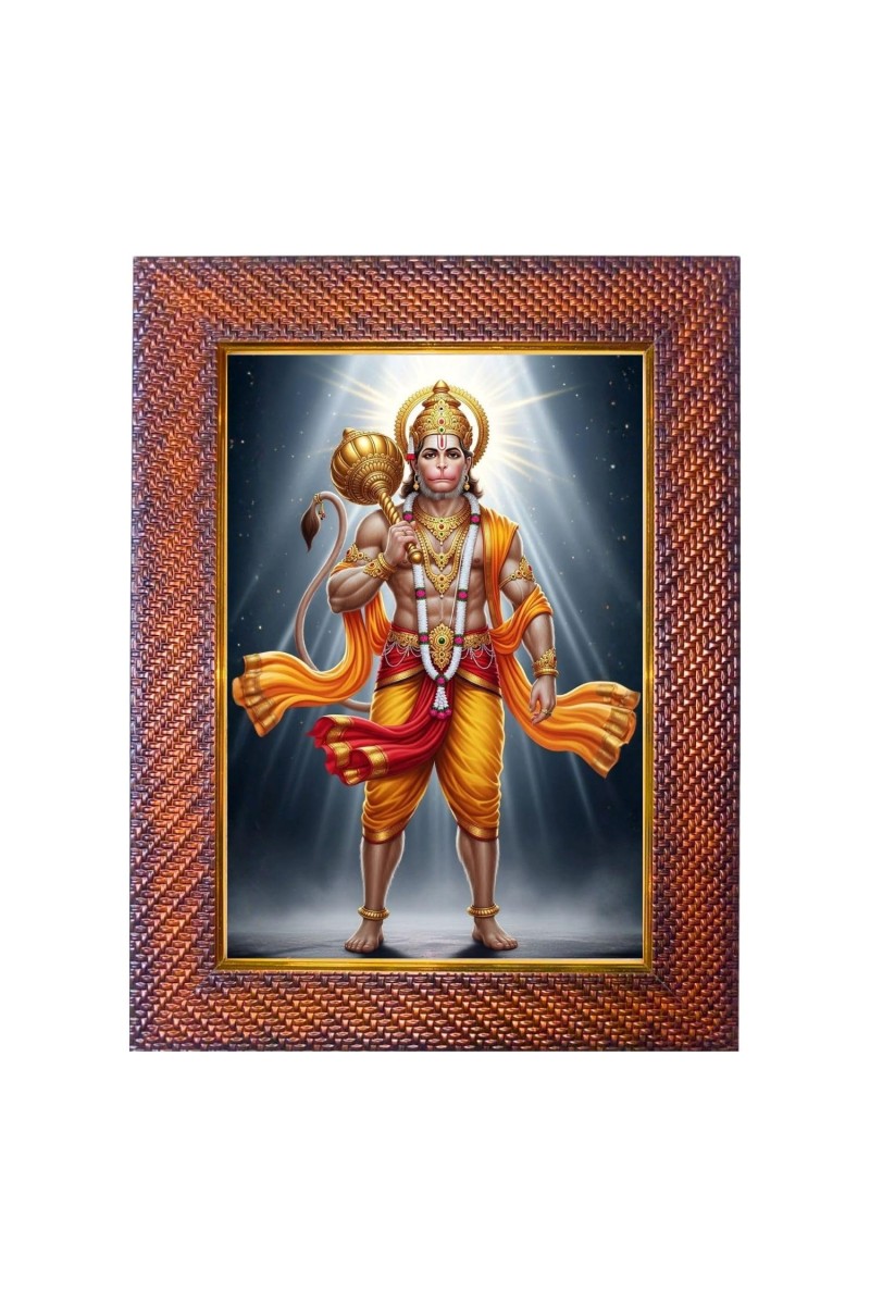 Radha Krishna Photo Frame Religious Wall & Table Decor Frame | Radha Krishna Spiritual Photo Frame For Home, Temple & Office | Decorative Hindu God & Goddess Frame (Pack Of 1) (F18095)