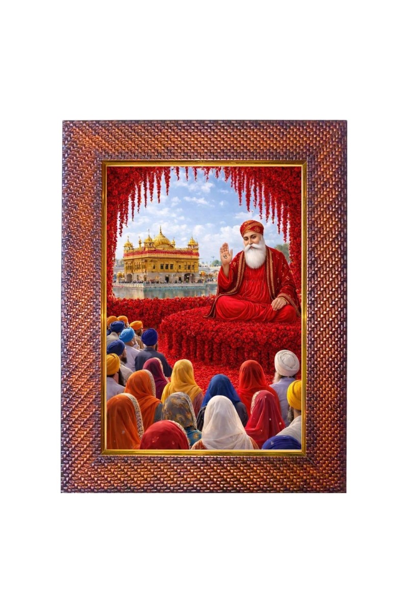 Swami Vivekanand Photo Frame 15X19 Inch Religious Wall & Table Decor Frame | Swami Vivekanand Spiritual Photo Frame For Home, Temple & Office (F18258X15X19)