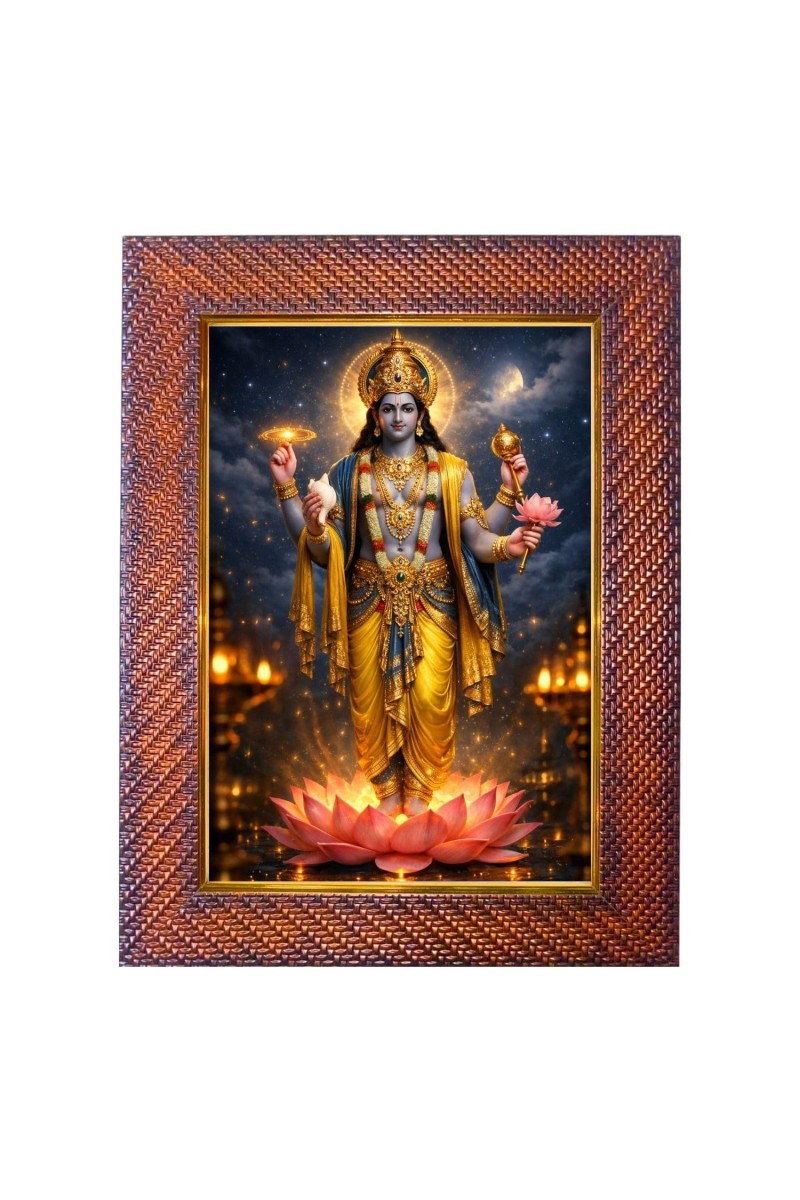 Saint Meera Bai Photo Frame Religious Wall & Table Decor Frame | Saint Meera Bai Spiritual Photo Frame For Home, Temple & Office | Decorative Hindu God & Goddess Frame (Pack Of 1) (F184