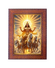 Maa Lalita Photo Frame 13X17 Inch Religious Wall & Table Decor Frame | Maa Lalita Spiritual Photo Frame For Home, Temple & Office | Decorative Hindu God & Goddess Frame (Pack Of 1) (F18118)