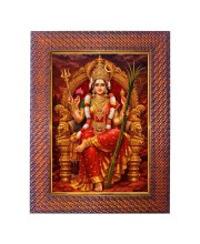 Mata Amritanandamayi Photo Frame Religious Wall & Table Decor Frame | Mata Amritanandamayi Spiritual Photo Frame For Home, Temple & Office | Decorative Hindu God & Goddess Frame (Pack O