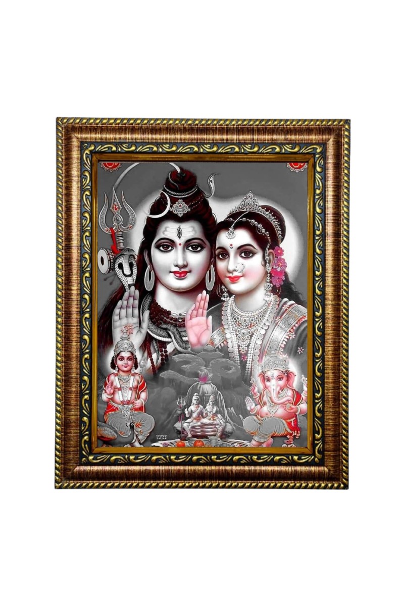 Hitech Sales Lord Shiva Parbati Photo Frame