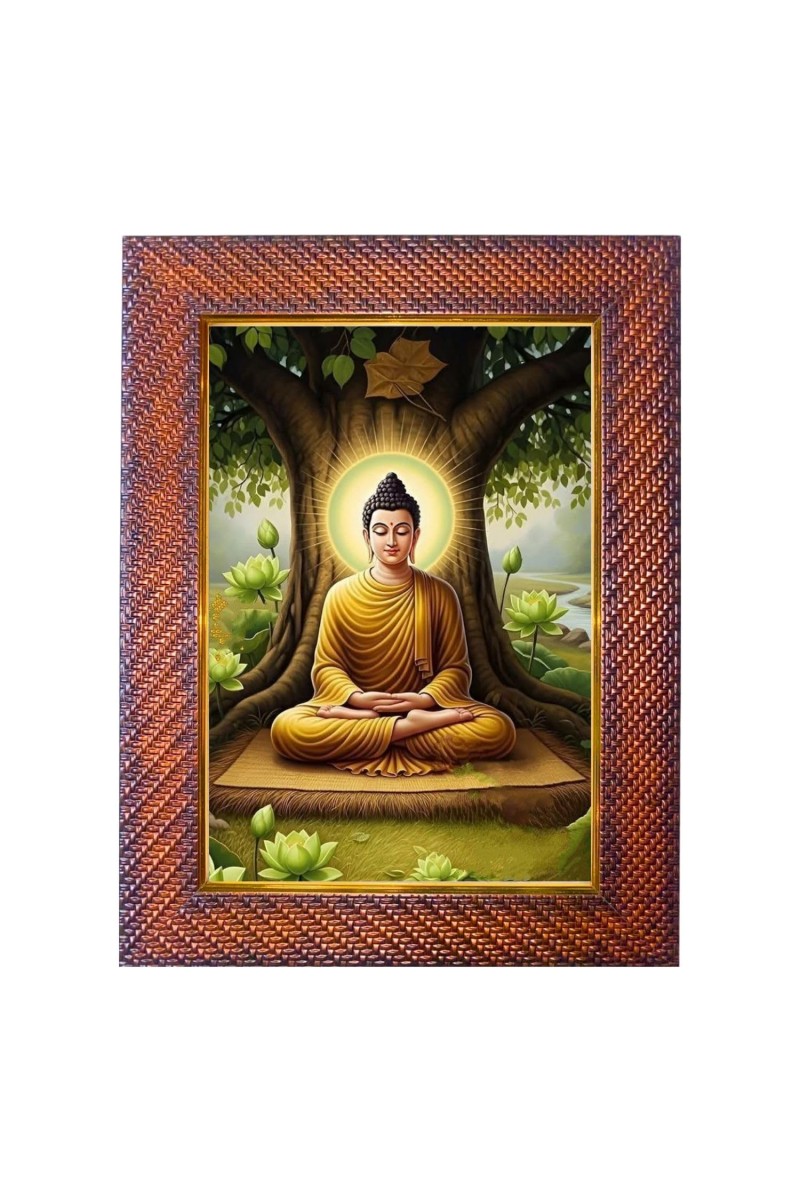 Lord SuryaDev Photo Frame Religious Wall & Table Decor Frame | Lord SuryaDev Spiritual Photo Frame For Home, Temple & Office | Decorative Hindu God & Goddess Frame (Pack Of 1) (F18205)
