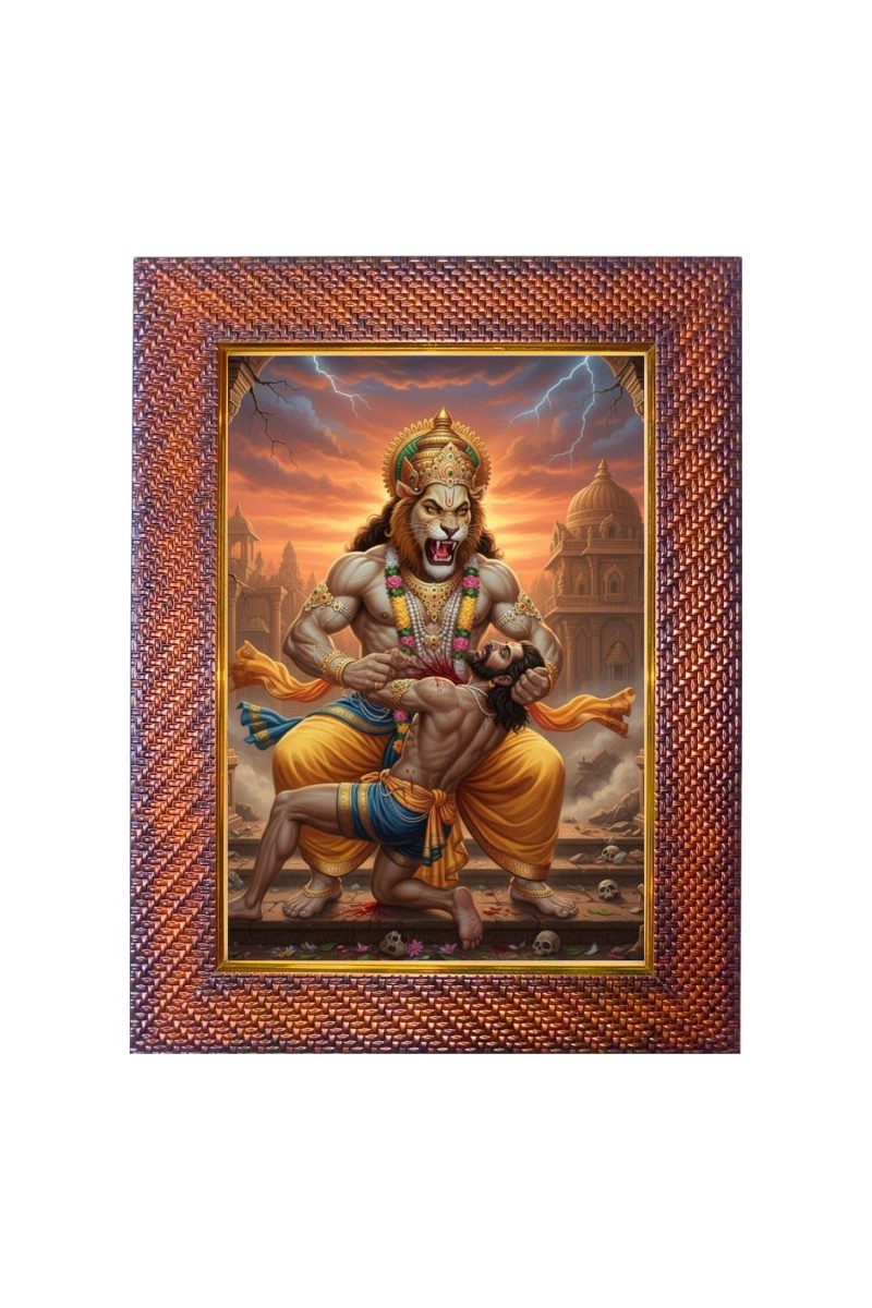 Gautama Budhha Photo Frame 15X19 Inch Religious Wall & Table Decor Frame | Gautama Budhha Spiritual Photo Frame For Home, Temple & Office (F18189X15X19)