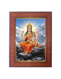 Mata Skandmata Photo Frame 21X25 Inch Religious Wall & Table Decor Frame | Mata Skandmata Spiritual Photo Frame For Home, Temple & Office (F18388X21X25)