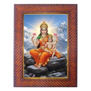Mata Skandmata Photo Frame 21X25 Inch Religious Wall & Table Decor Frame | Mata Skandmata Spiritual Photo Frame For Home, Temple & Office (F18388X21X25) Mata Skandmata Photo Frame 21X25 Inch Religious Wall & Table Decor Frame | Mata Skandmata Spiritual Photo Frame For Home, Temple & Office (F18388X21X25)