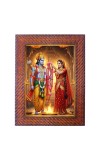Lord Ram Lord Hanuman Photo Frame Religious Wall & Table Decor Frame | Lord Ram Lord Hanuman Spiritual Photo Frame For Home, Temple & Office | Decorative Hindu God & Goddess Frame (Pack