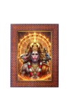 Mata Ganga Photo Frame 17X21 Inch Religious Wall & Table Decor Frame | Mata Ganga Spiritual Photo Frame For Home, Temple & Office (F18228X17X21)
