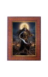Mata Saraswati Photo Frame 21X25 Inch Religious Wall & Table Decor Frame | Mata Saraswati Spiritual Photo Frame For Home, Temple & Office (F18132X21X25)