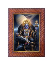 Lord Vishnu Kurma Photo Frame 13X17 Inch Religious Wall & Table Decor Frame | Lord Vishnu Kurma Spiritual Photo Frame For Home, Temple & Office | Decorative Hindu God & Goddess Frame (Pack Of 1) (