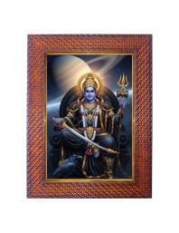 Lord Vishnu Kurma Photo Frame Religious Wall & Table Decor Frame | Lord Vishnu Kurma Spiritual Photo Frame For Home, Temple & Office | Decorative Hindu God & Goddess Frame (Pack Of 1) (