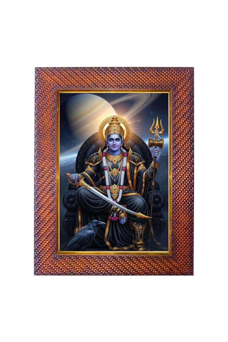 Lord Vishnu Kurma Photo Frame Religious Wall & Table Decor Frame | Lord Vishnu Kurma Spiritual Photo Frame For Home, Temple & Office | Decorative Hindu God & Goddess Frame (Pack Of 1) (