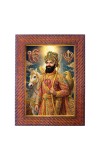 Sri Guru Angad Dev Ji Photo Frame Religious Wall & Table Decor Frame | Sri Guru Angad Dev Ji Spiritual Photo Frame For Home, Temple & Office | Decorative Hindu God & Goddess Frame (Pack