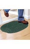 Home Beautiful Green Cotton Door Mat