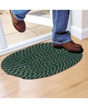 Home Beautiful Green Cotton Door Mat