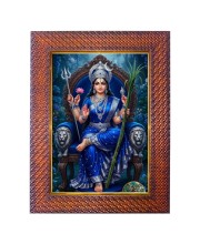 Mahavatar Babaji Photo Frame 15X19 Inch Religious Wall & Table Decor Frame | Mahavatar Babaji Spiritual Photo Frame For Home, Temple & Office | Decorative Hindu God & Goddess Frame (Pack Of 1) (F1