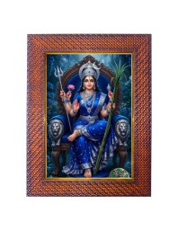 Mahavatar Babaji Photo Frame 15X19 Inch Religious Wall & Table Decor Frame | Mahavatar Babaji Spiritual Photo Frame For Home, Temple & Office | Decorative Hindu God & Goddess Frame (Pack Of 1) (F1